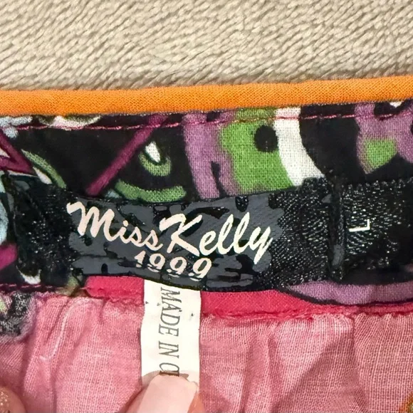 Miss Kelly 1999 Ladies Size L  Paisley Haltered Beaded Top - Picture 6 of 6